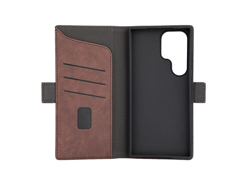 GEAR Wallet Case 3 Card Slots Brown - Samsung S24 Ultra 5G