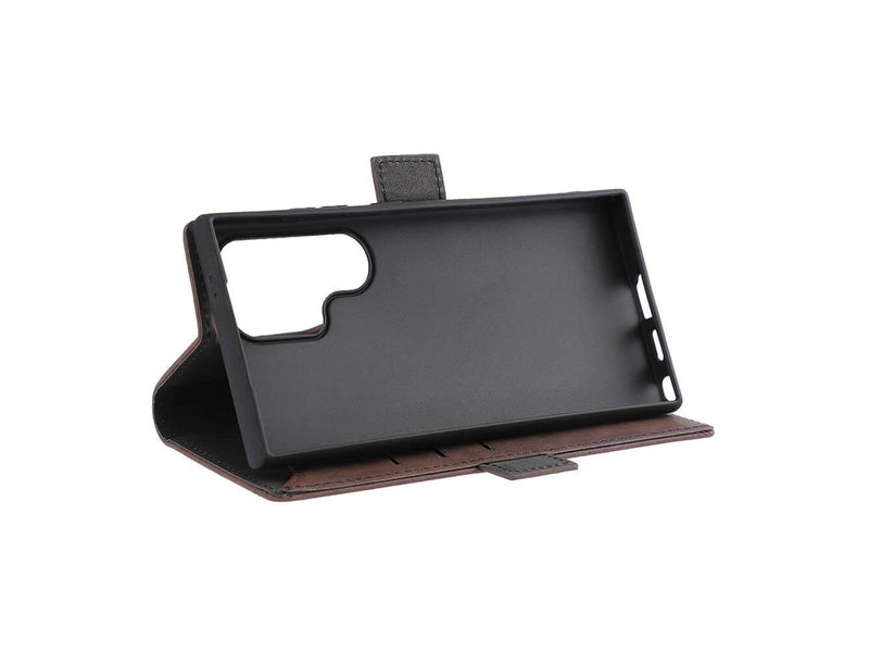 GEAR Wallet Case 3 Card Slots Brown - Samsung S24 Ultra 5G