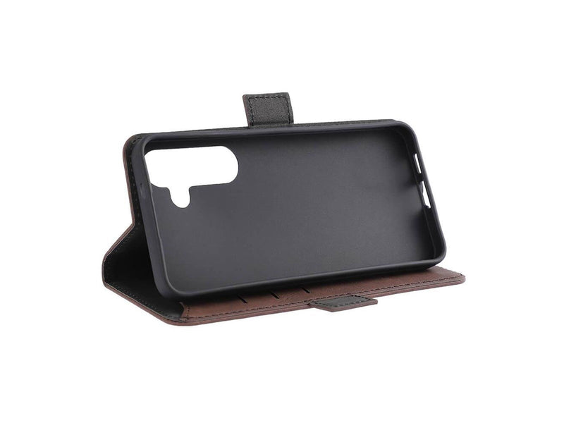 GEAR Wallet Case 3 Card Slots Brown - Samsung S24+ 5G