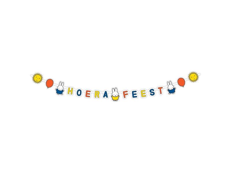 Haza Witbaard Miffy Letter Garland 10mtr.