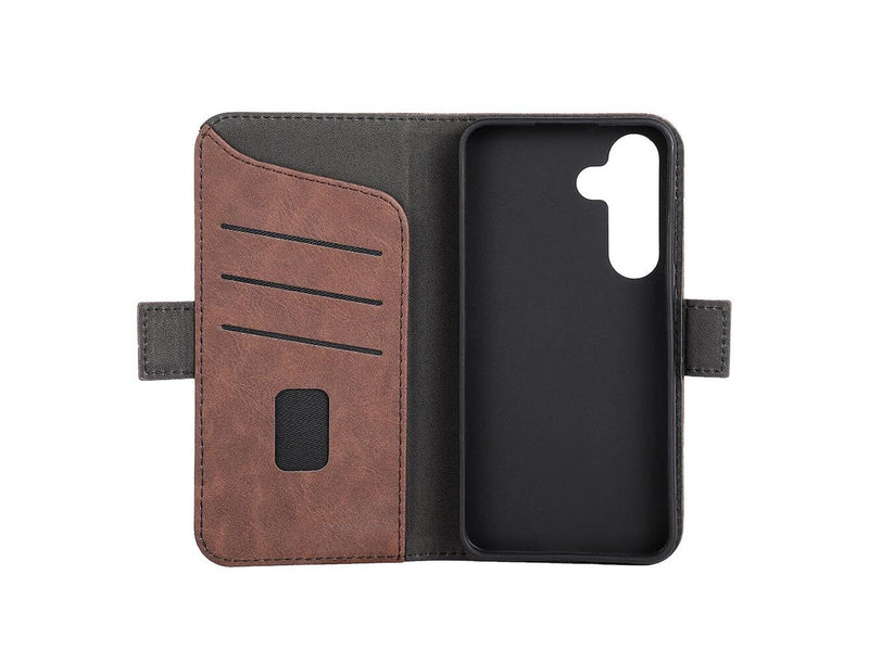 GEAR Wallet Case 3 Card Slots Brown - Samsung S24+ 5G