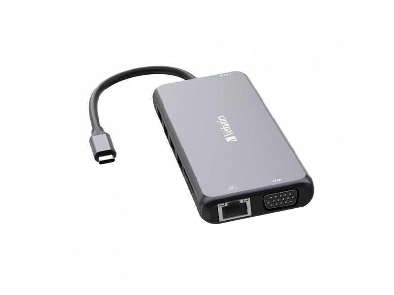 Verbatim CMH-14 14-Port USB-C Pro Multiport Hub USB-Hubs - USB 3.1 - 14 - Grau