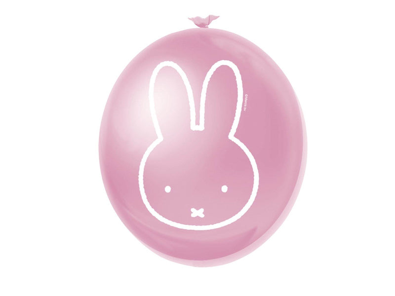 Haza Witbaard Balloons Miffy Pink 6 pcs.