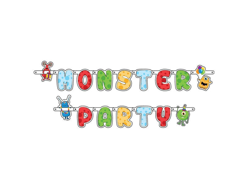Haza Witbaard Letter Garland Monster Party