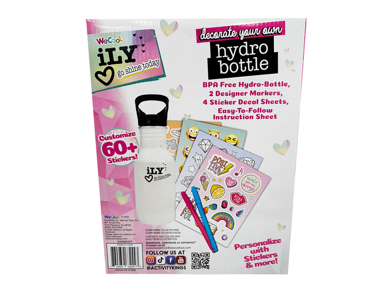 iLY DIY Personalized Hydro Bottle