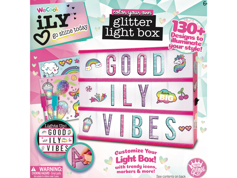 iLY DIY Glitter Lightbox