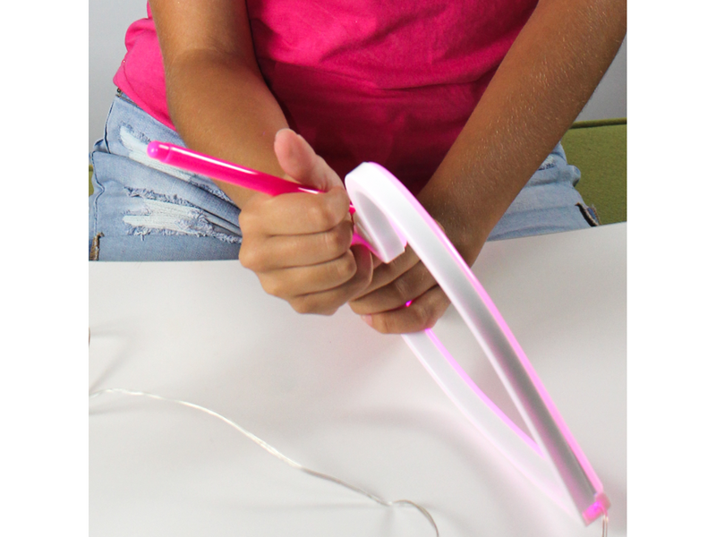 iLY DIY Heart & butterfly neon wall light