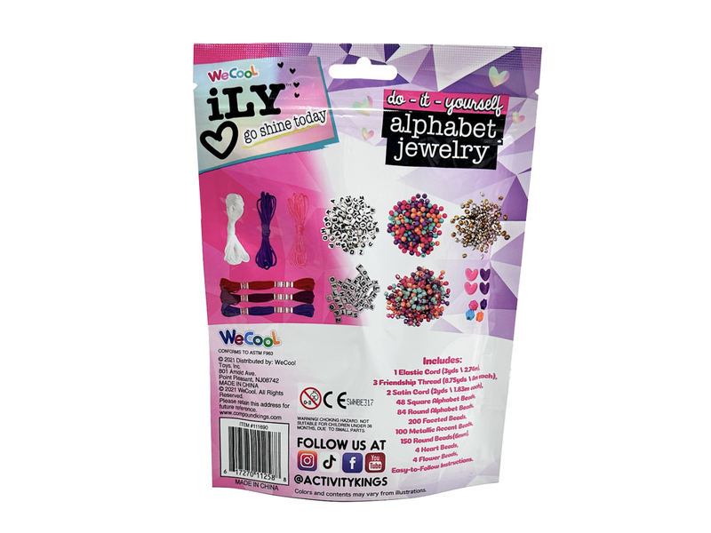 iLY DIY Alphabet Jewelry