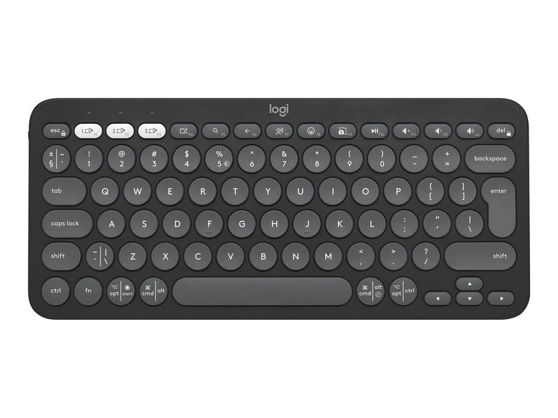 Logitech Pebble Keys 2 K380s - Tastaturen - Universal - Grau