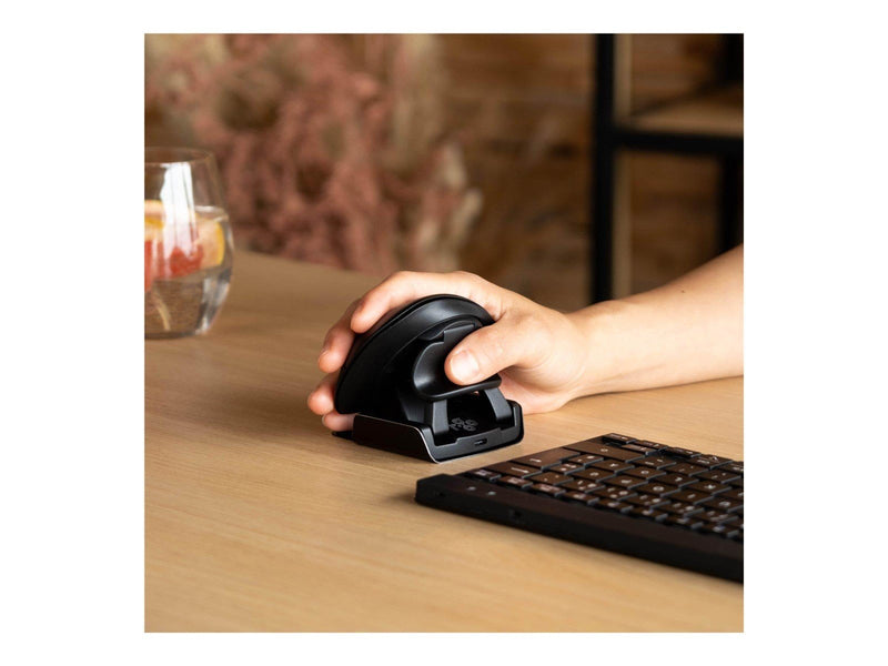 R-Go Tools R-Go Ambidextrous Ergonomic mouse Twister - Vertical mouse (Schwarz)