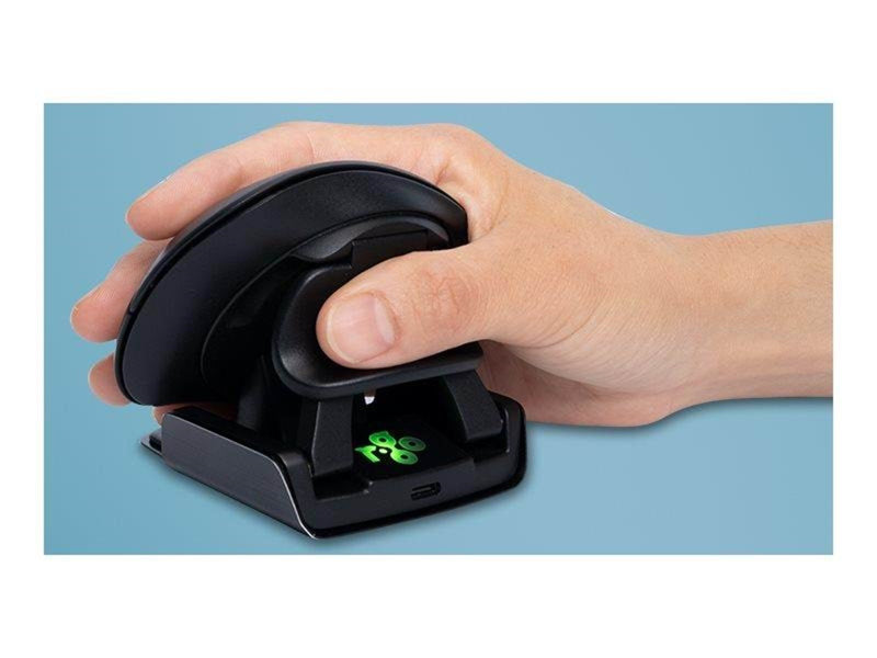 R-Go Tools R-Go Ambidextrous Ergonomic mouse Twister - Vertical mouse (Schwarz)