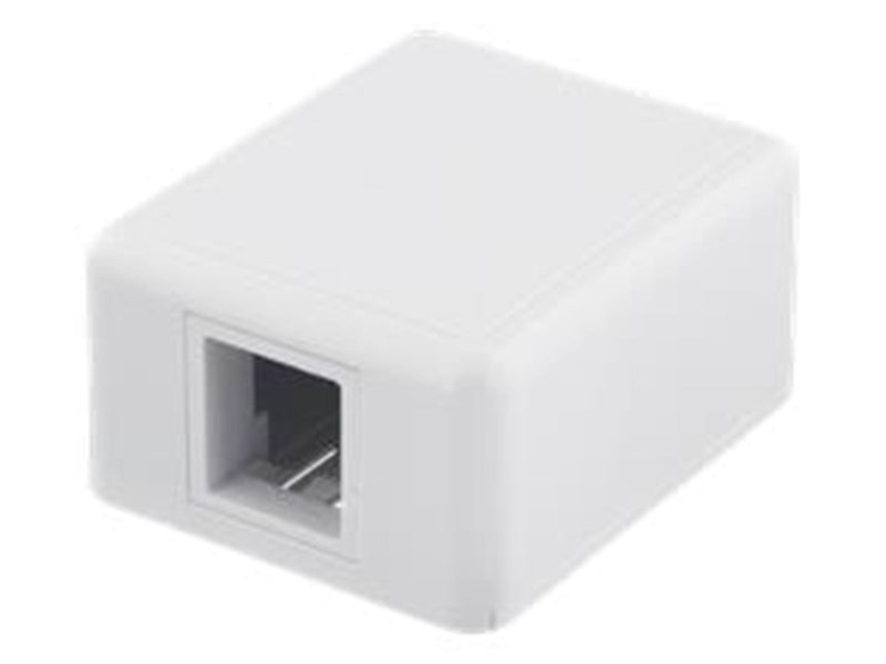 Deltaco VR-222 Surface mount box for Keystone 1-Port White
