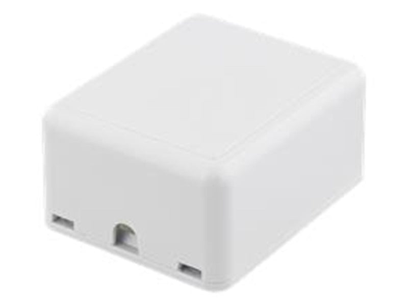 Deltaco VR-222 Surface mount box for Keystone 1-Port White