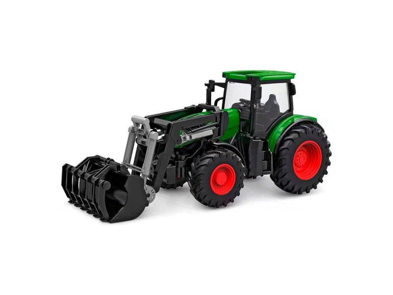 Kids Globe RC Tractor with Front Loader - Green