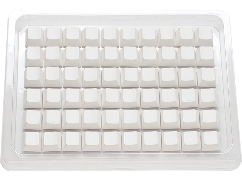 Ducky Blank - 132 Keycap Set - MDA Profile - PBT - Weiss
