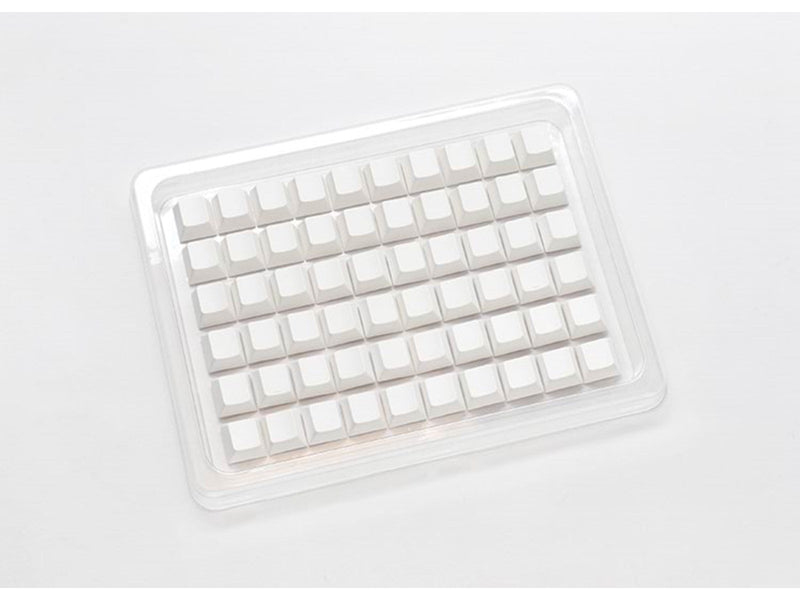 Ducky Blank - 132 Keycap Set - MDA Profile - PBT - Weiss