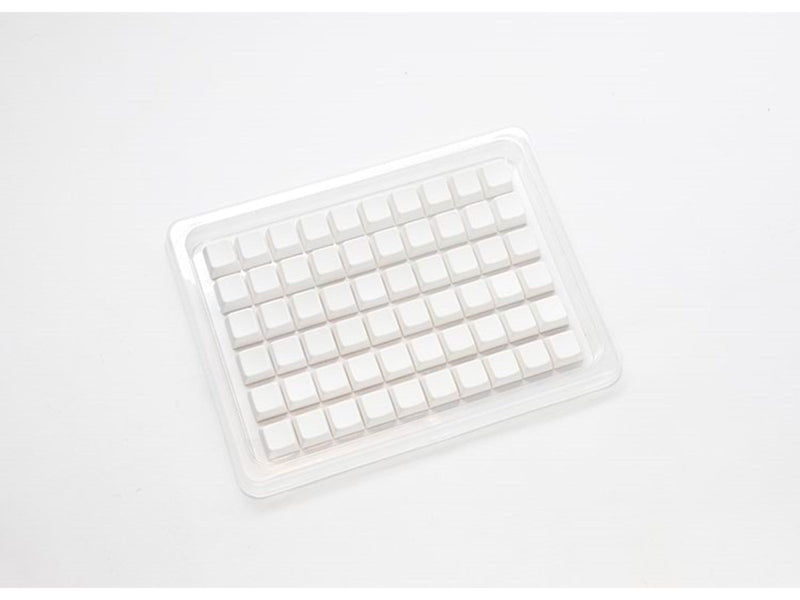 Ducky Blank - 132 Keycap Set - MDA Profile - PBT - Weiss