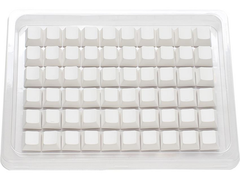 Ducky Blank - 132 Keycap Set - Cherry Profile - PB - Weiss