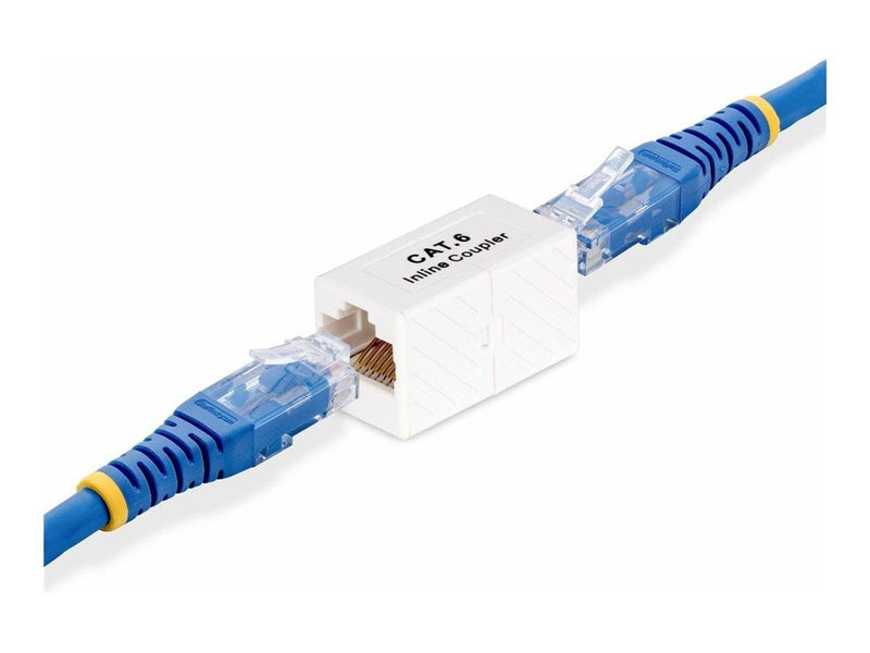 StarTech.com RJ45 Coupler 5-Pack Inline Cat6 Coupler Female to Female (F/F) T568 Connector Unshielded Ethernet Cable Extension -