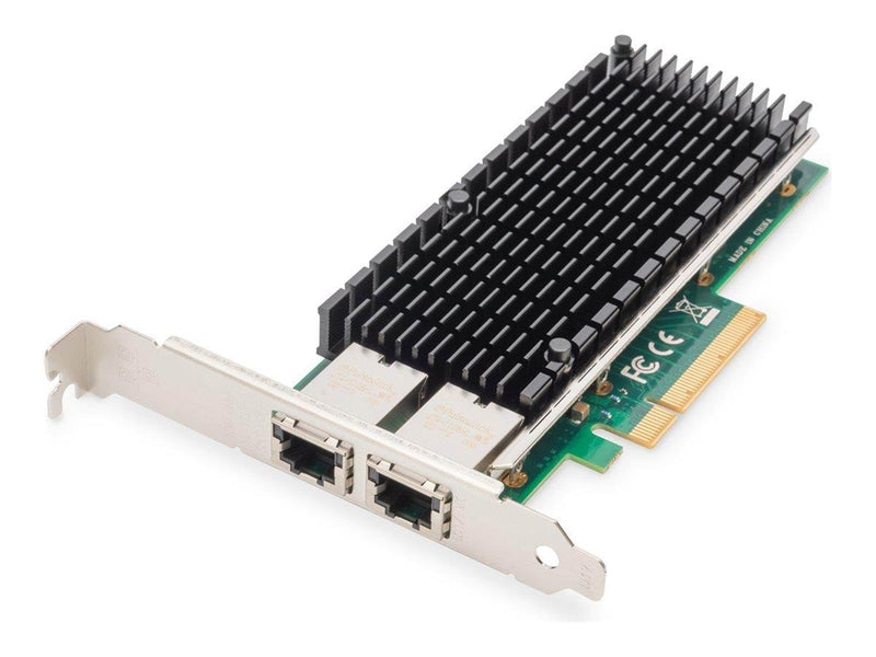 DIGITUS - network adapter - PCIe - 10 Gigabit Ethernet x 2