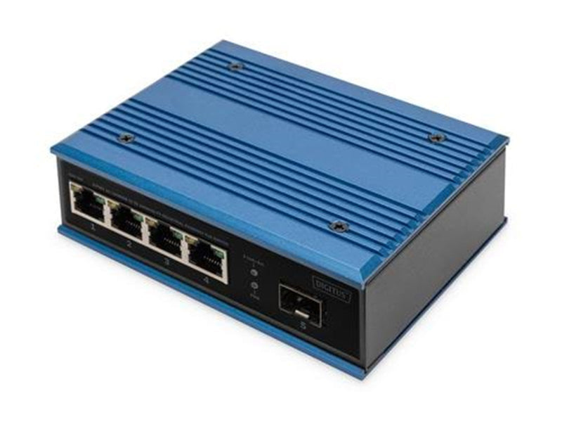 DIGITUS - switch - industrial - 4 ports - unmanaged