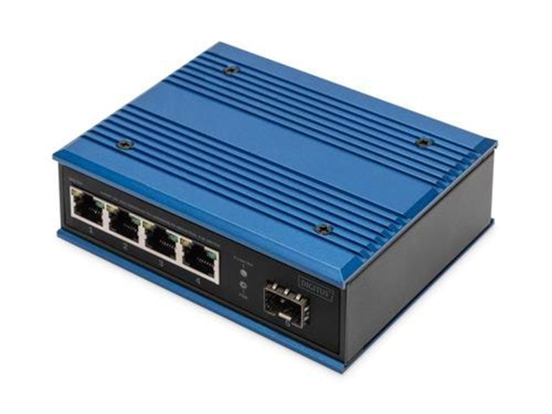 DIGITUS - switch - industrial - 4 ports - unmanaged
