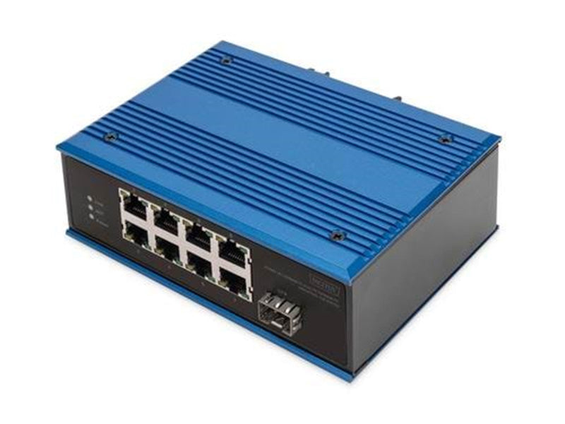 DIGITUS - switch - industrial - 8 ports - unmanaged
