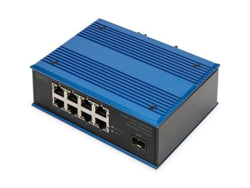 DIGITUS DN-651137 - switch - industrial - 8 ports - unmanaged