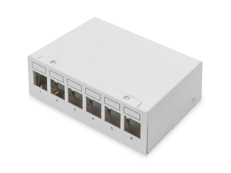 DIGITUS DN-93716 Desktop Modular Blank Patch Panel shielded 6-Port