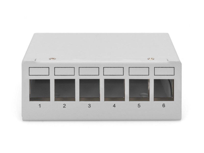 DIGITUS DN-93716 Desktop Modular Blank Patch Panel shielded 6-Port