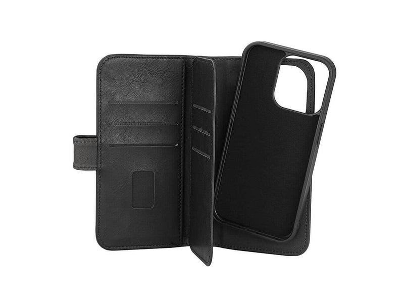 GEAR Wallet Case 2-in-1 7 Card Slots MagSeries Black - iPhone 15 Pro