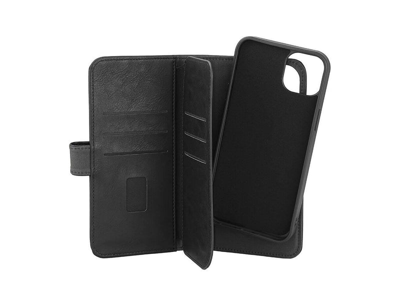 GEAR Wallet Case 2-in-1 7 Card Slots MagSeries Black - iPhone 15 Plus