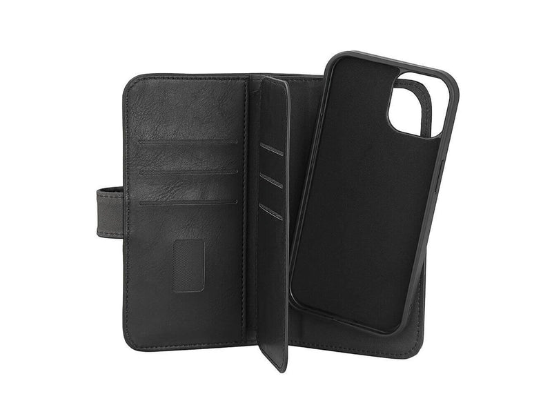 GEAR Wallet Case 2-in-1 7 Card Slots MagSeries Black - iPhone 15