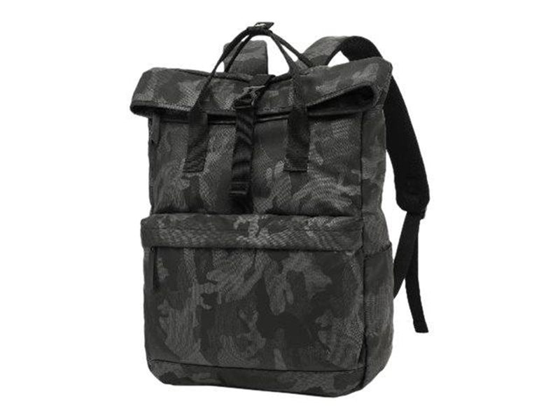CELLY VENTUREPACK - notebook carrying backpack - with roll-top closure and snap buckle
