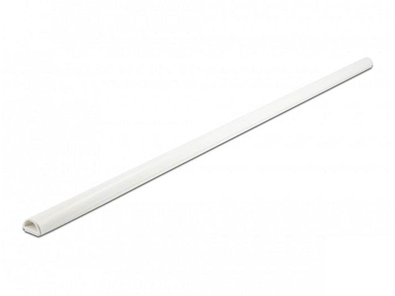 DeLOCK Cable Duct Mini self-closing self-adhesive 15 x 11 mm - length 1 m white