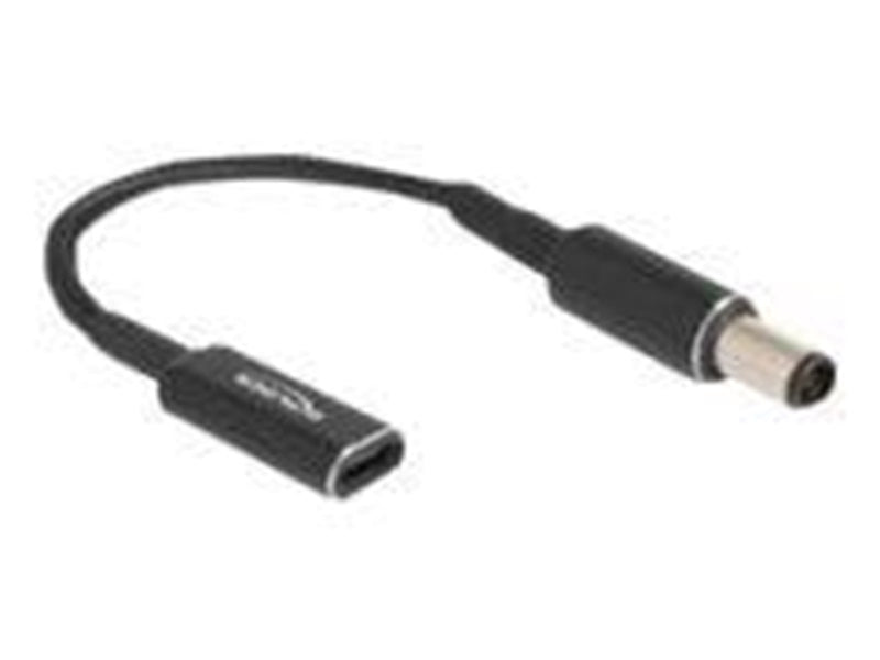 DeLOCK - power adapter - 24 pin USB-C to DC jack 7.4 x 5.0 mm - 15 cm