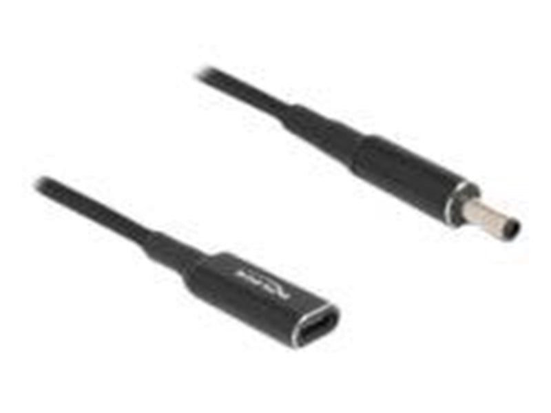 DeLOCK - power connector adaptor - USB-C (power only) to DC jack 4.5 x 3.0 mm - 15 cm