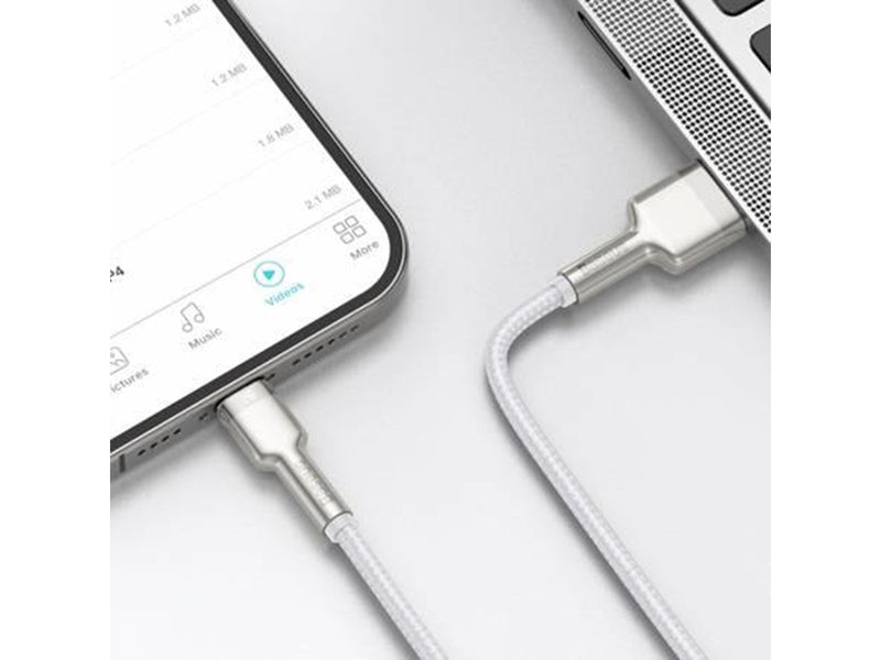 Baseus USB cable for Lightning  Cafule 2.4A 1m (white)