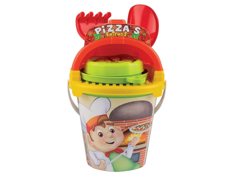 Androni Bucket Set Making Sand Pizzas