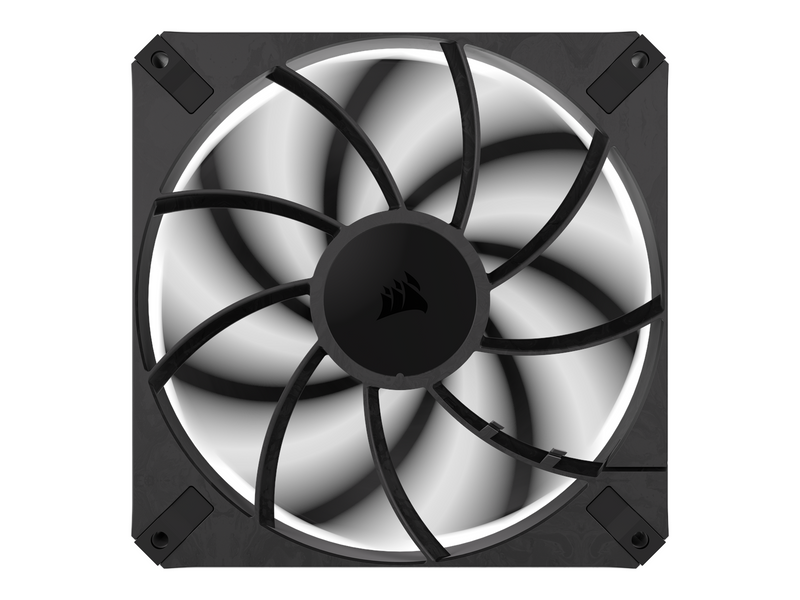 Corsair RS140 MAX Dual Pack - Gehäuselüfter - 140mm - Schwarz - 31 dBA