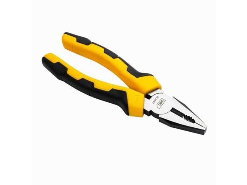 Deli Tools Combination pliers 7"  EDL2007 (yellow)