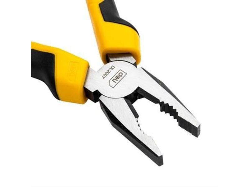 Deli Tools Combination pliers 7"  EDL2007 (yellow)