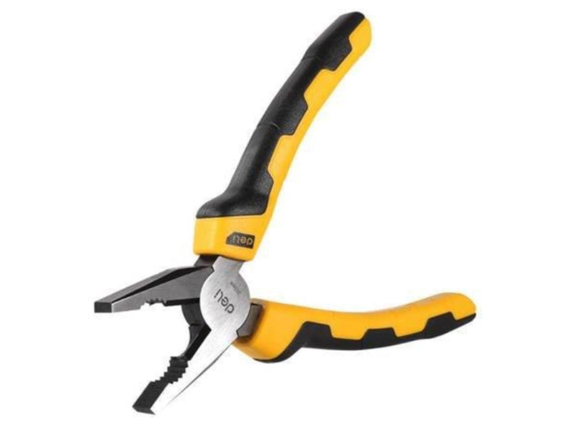 Deli Tools Combination pliers 8"  EDL2008 (yellow)
