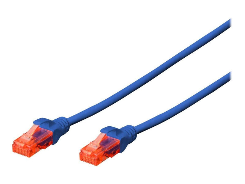 DIGITUS Professional patch cable - 50 cm - blue - Blau - 0.5 meter
