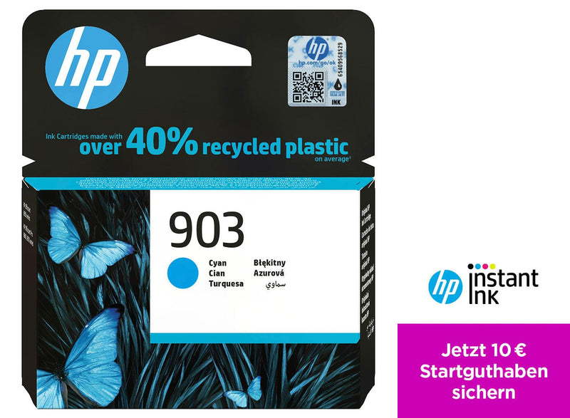 HP Original 903 Druckerpatrone - cyan (T6L87AE)