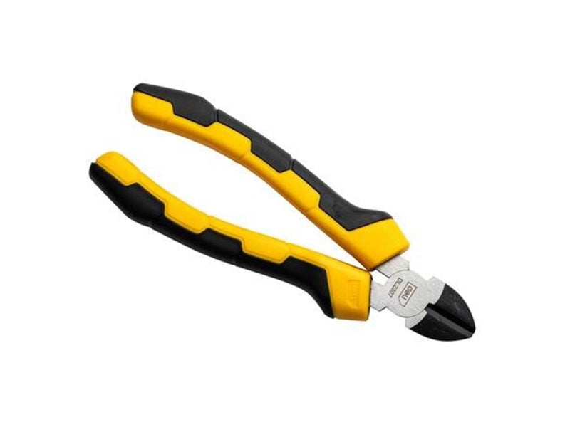 Deli Tools Diagonal Pliers 7"  EDL2207 (yellow)