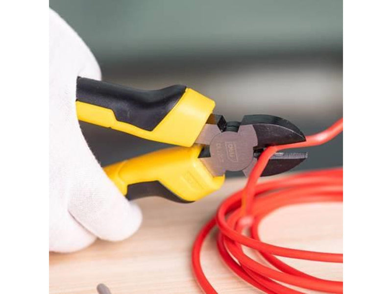 Deli Tools Diagonal Pliers 7"  EDL2207 (yellow)