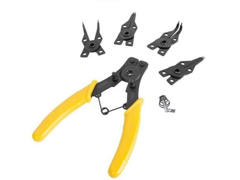 Deli Tools Circlip Pliers 6"  EDL104506 (yellow)