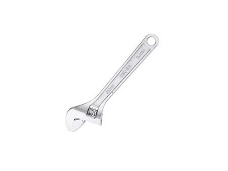 Deli Tools Adjustable Spanner 8"  EDL008A (silver)