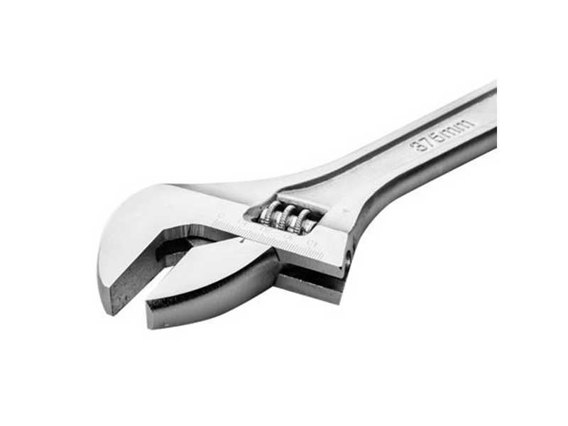 Deli Tools Adjustable Spanner 15"  EDL015A (silver)